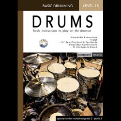 DRUMS basic instructions to play on the drumset - Basic Drumming (Level 1B)