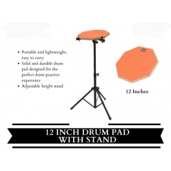 12 Inch Drum Pad With Stand