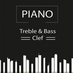 Manuscript Book Piano Treble & Bass Clef