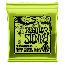 REGULAR SLINKY NICKEL WOUND ELECTRIC GUITAR STRINGS - 10-46 GAUGE