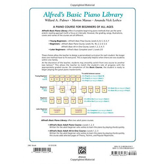 Alfred's Basic Adult Piano Course : Lesson Book Level Two