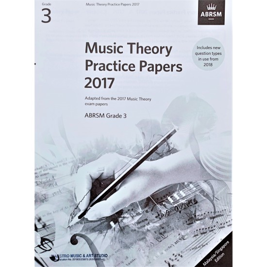 Music Theory Practice Papers 2017 ABRSM Grade 3