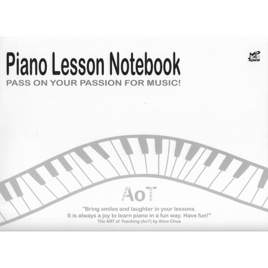 Piano Lesson Notebook