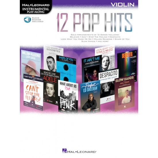 12 Pop Hits Violin 