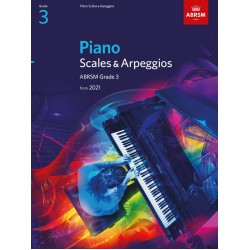 ABRSM Grade 3 Piano Scales & Arpeggios from 2021