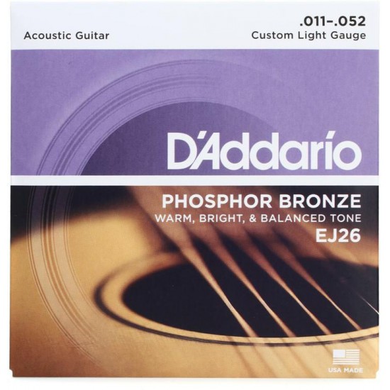 D'Addario Phosphor Bronze Acoustic Guitar
